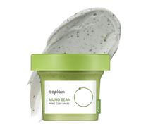 beplain - [Masque crémeux à l'argile qui nettoie en profondeur et ne sèche pas] : Formulé avec un complexe entier de haricots verts qui aide à nettoyer les pores tout en exfoliant