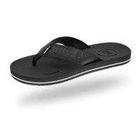 BEPPI Tongs antidérapantes, ultra légères pour homme et femme Taille 36-45, frange noire, 41 EU