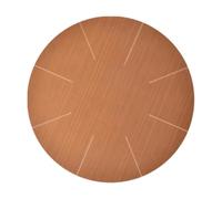 BEPSYOM 1 Pcs Feuille de Cuisson Réutilisable, Papier Cuisson Rond Antiadhésif, Résistant à la Chaleur, Lavable au Lave-Vaisselle, Ø 36 cm