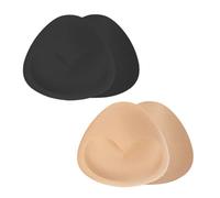 BEPSYOM 2 Paires Coussinets Soutien-Gorge, Inserts de Soutien-Gorge Push-up Adhésifs, Respirant et Amovible, rembourré Coque volumateurs Confort pour Sports de Bikini