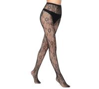 BEPSYOM Collants de Filet de Pêche, Bas Skinny Femmes, Collants de Maille, High Waisted Night Club, Party, resille noir, sexy, fantaisie femme