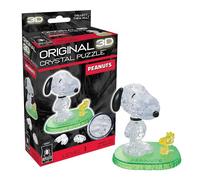 Bepuzzled 30991 Puzzle en Cristal, Snoopy et Woodstock, Taille Unique