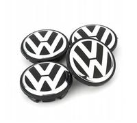 BEQ - 4pcs Cache Moyeu Roue 65MM VW logo enjoliveurs pour volkswagen golf passat 3B7601171