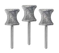 BeQell Lot de 3 meuleuses à ongles rotatives en diamant pour chien, tête de meuleuse à ongles en diamant, roue de rechange de 0,3 cm, outils de toilettage pour chiens de taille moyenne et grande