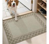 BEQHAUSE Tapis Entree Interieur, Tapis d'Entrée Intérieur 60 * 90cm, Animaux Acceptés, Lavable en Machine, Antidérapant, Convient Couloirs, Corridors et Salons, Beige