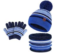 Bequemer Laden Bonnet Polaire Enfant Hiver Echarpe Cache-Cou Gants Ensemble