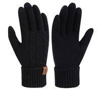 Bequemer Laden Femmes Hiver Chaud Gants Tactiles Gants Thermique Tricot pour Cadeaux Femme Temps Froid avec Manchette Elastique