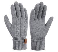 Bequemer Laden Femmes Hiver Chaud Gants Tactiles Gants Thermique Tricot pour Cadeaux Femme Temps Froid avec Manchette Elastique