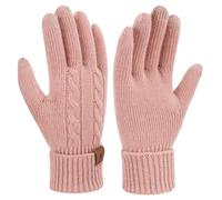 Bequemer Laden Femmes Hiver Chaud Gants Tactiles Gants Thermique Tricot pour Cadeaux Femme Temps Froid avec Manchette Elastique