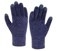 Bequemer Laden Femmes Hiver Gants Tactiles Thermique Chenille Tricot Manchette Elastique Gants Chaud pour Temps Froid Cadeau Femme