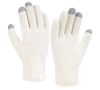 Bequemer Laden Femmes Hiver Gants Tactiles Thermique Chenille Tricot Manchette Elastique Gants Chaud pour Temps Froid Cadeau Femme