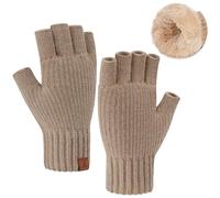 Bequemer Laden Gants Sans Doigts D'Hiver Pour Femmes Hommes - Chauds Tricotés En Fleece, Idéaux Pour Travailler Conduire Taper Cadeau Femme