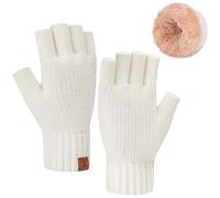 Bequemer Laden Gants Sans Doigts D'Hiver Pour Femmes Hommes - Chauds Tricotés En Fleece, Idéaux Pour Travailler Conduire Taper Cadeau Femme