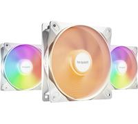 BeQuiet LIGHT WINGS LX 120mm PWM White Triple-Pack Ventilateur pour PC blanc (l x H x P) 120 x 120 x 25 mm avec éclairage LED