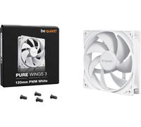 be quiet! Pure Wings 3 120mm PWM White, Ventilateur de boîtier