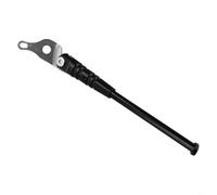 Béquille à jambe unique en aluminium pour vélos pliants Brompton, réglable et usinée CNC avec couleur anode, fiable et facile à utiliser (noir)