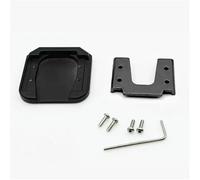 Béquille arrière Béquille d'extension universelle pour moto, en alliage d'aluminium, plaque de support latérale antidérapante Béquille Latérale En aluminium(GRAY)