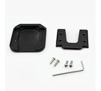 Béquille arrière Béquille d'extension universelle pour moto, en alliage d'aluminium, plaque de support latérale antidérapante Béquille Latérale En aluminium(Black)