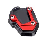 Béquille arrière Convient Pour Loncin Voge 300 Pour Rally 300Rally DS525X DS900X Accessoires Extension De Béquille Latérale Moto Béquille Latérale En aluminium(Red)