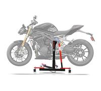 Bequille Atelier Centrale Power Evo pour Triumph Speed Triple 1200 RS 21-24 Rouge