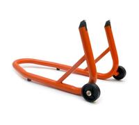 Béquille Avant Moto Universelle pour Prise sous Fourreaux de Fourches - Compatible Fourches Inversées et Standards (Orange)