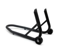 Béquille Avant Moto Universelle pour Prise sous Fourreaux de Fourches - Compatible Fourches Inversées et Standards (Noir)