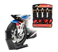 Béquille cale de Roue Moto Avant avec Sangles Set pour Moto Custom Custom Iron ConStands Easy Fix