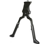 FOXCUP Béquille vélo NEWTON double centrale réglable alu 24-28" noir (sans contre-plaque)