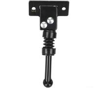 Béquille coudée en aluminium noir de 13 cm compatible avec la trottinette électrique Kukirin S1 Pro - Longue durée de vie - Stable - Support de stationnement léger - Accessoire de rechange