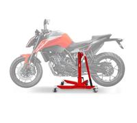 Bequille D'atelier Centrale Constands Power Pour Ktm 890 Duke R 2020 Rouge