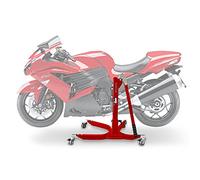 Bequille d'atelier Centrale ConStands Power pour pour Kawasaki ZZR 1400 06-20 Rouge