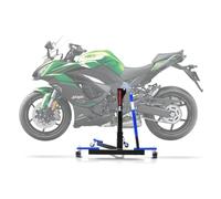 Bequille d'atelier Centrale CS Power Evo Compatible avec Kawasaki Ninja 1100 SX 2025 Bleu