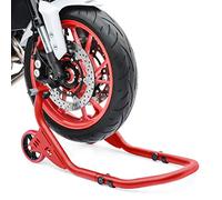 Béquille d'Atelier Moto Avant ConStands Falcone Lève Moto pour étriers Doubles Rouge