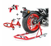 Béquille d'Atelier Range Moto Arrière et Avant Set Constands VMR rouge