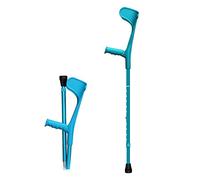 Béquille d'avant-bras réglable en aluminium avec support de bras, embout en caoutchouc antidérapant, poignée ergonomique, canne de marche pliable pour homme et femme, 150-196 cm de hauteur