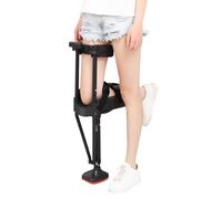 Béquille de genou réglable, aide médicale mains libres pour une mobilité sans douleur, convient pour la jambe gauche, rotation à 180°, idéale pour la récupération et la rééducation