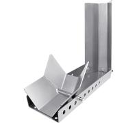 Béquille de moto 1 bascule de moto remorque aide au chargement réglable béquille de moto pince de roue avant avec 3 trous de boulon d'ancrage (1 pièce) CEEDIR