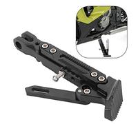 Béquille de moto Aukson, support latéral de moto universel, support de béquille de jambe de stationnement réglable, support de trépied noir