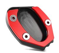 Béquille de moto/Convient for Triumph Speed Twin 1200 Thruxton 1200/1200R plaque d'extension de béquille de moto pied béquille latérale agrandir coussinet(RD)