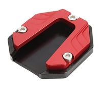 Béquille de Moto Élargissement du Pied Plaque de Béquille Plaque de Support de Plaque de Béquille Haute Résistance Accessoire de Support de Plaque de Support de Moto (Rouge)