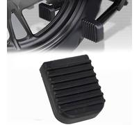 Béquille de moto en caoutchouc noir - Base élargie pour un stationnement stable - Antidérapant - Support latéral - Compatible avec différents modèles