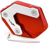 béquille de moto Motos pour BMW F850GS 2018 2019 Béquille de pour moto Pied latérale Agrandisseur Plaque Support Extension Coussin antidérapant(Rouge)