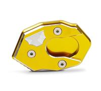 Béquille de Moto Pied Support latéral agrandir Coussinet adapté for ZX6R ZX10R Z1000 SX Z800 Z900 Z650 Z750 NINJA1000 650R ER6N ER6F(Gold)