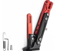 Béquille de Moto pour Aprilia RS4 50 2011 2012 2013 2014 2015 2016 2017 2018,Support Stationnement églable Support Pied Support Pied Latéral Antidérapant Pièces Détachées Moto,Red