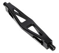 Béquille de moto renforcée en alliage d'aluminium 6061 - 210 mm - Noir - Compatible avec Sting MX3 MX4 - Pièce de rechange pour un stationnement stable et un soutien solide