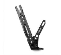 Béquille de moto Support de pied de moto réglable en métal CNC, support de béquille latérale, support de stationnement durable et résistant à la corrosion for scooter(Kickstand-black)