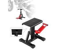 Béquille de motocross VEVOR, cric, table de levage (capacité de charge 544 kg), réglable en hauteur (250-465 mm), pour la réparation de motos tout-terrain