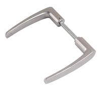 Béquille de porte double aluminium - Carré 6 mm - 1166 - Duval