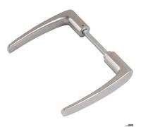 Béquille de porte double aluminium - Carré 7 x 80 mm - 1166 - Duval