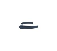 Béquille de porte double-chantier poignée lever alu gris RAL7016 carré 6/7 mm